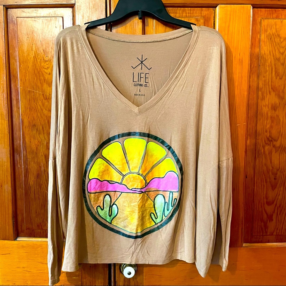 Desert V-Neck Top